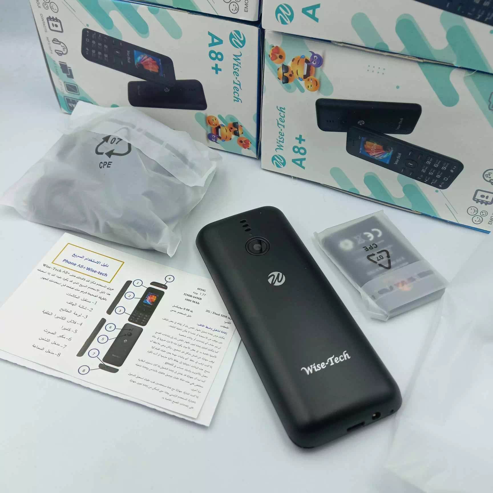 WISE TECH  A8+ BLANC